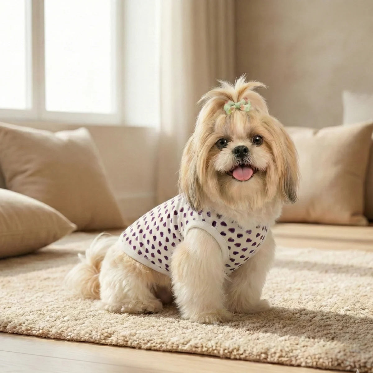 Roupa para Cachorro Pequeno Skeepy Soft™ Corações