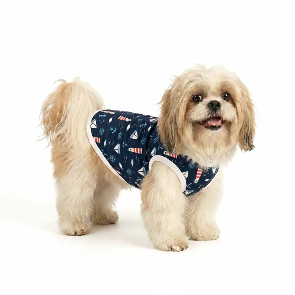 Roupa para Cachorro Pequeno Skeepy Soft™ Marítimo