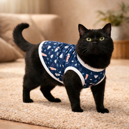 Roupa para Cachorro Pequeno Skeepy Soft™ Marítimo