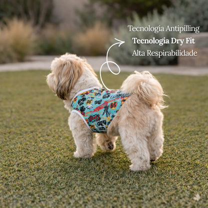 Roupa para Cachorro Pequeno Skeepy Soft™ Route 66