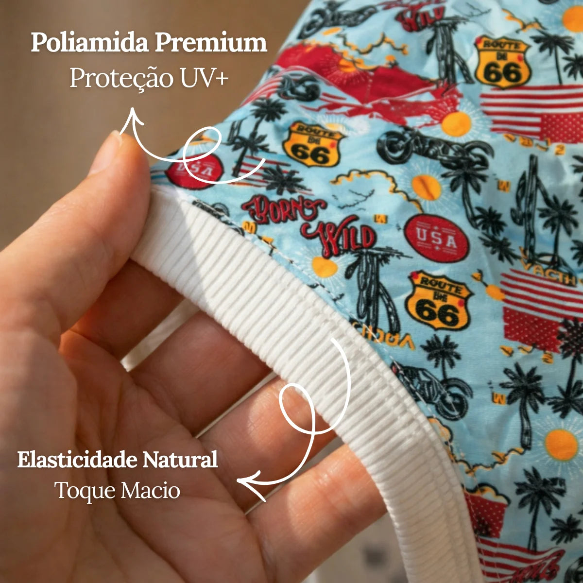 Roupa para Cachorro Pequeno Skeepy Soft™ Route 66